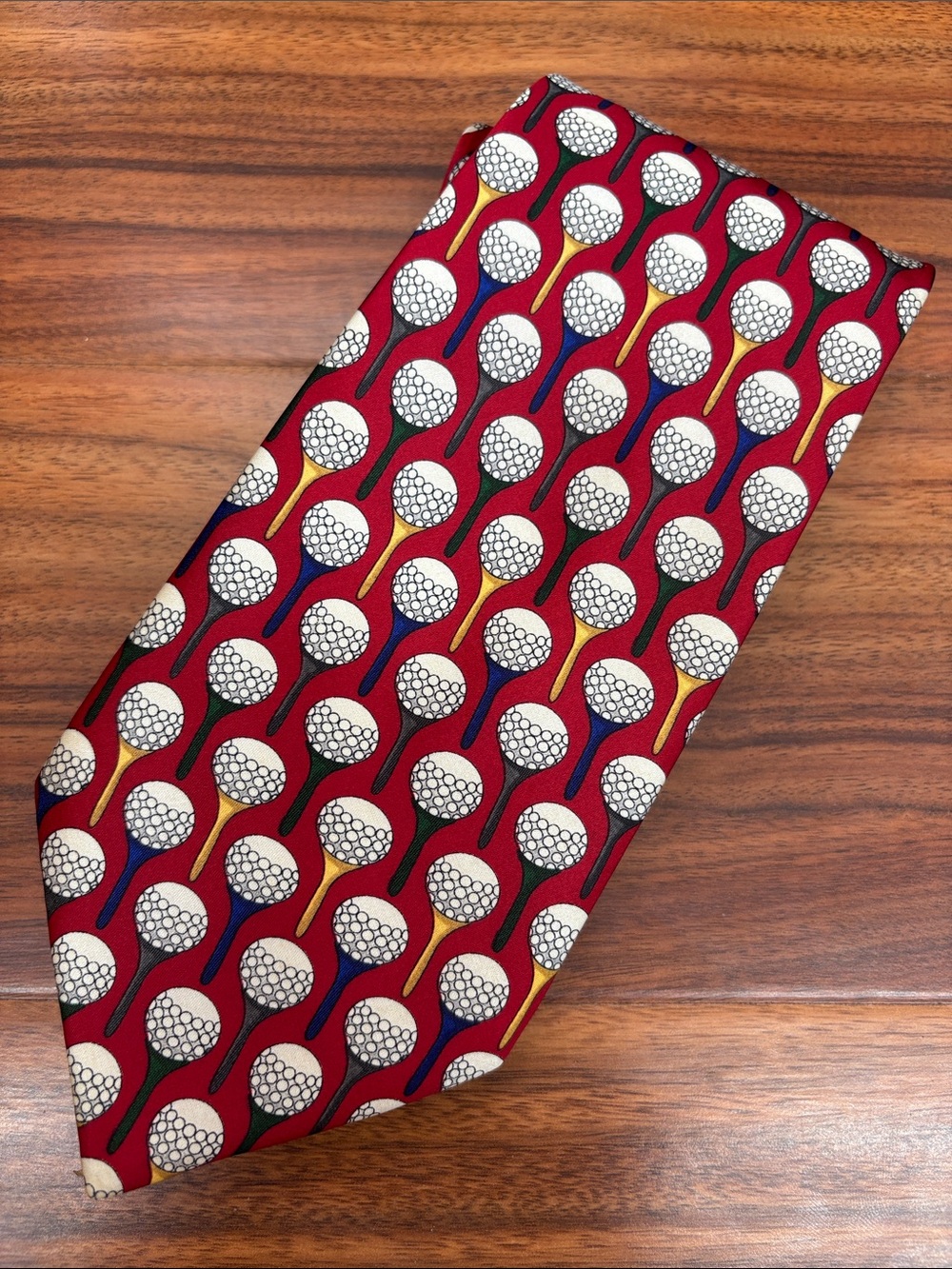 Christian Pelini Neck Tie‎ Silk Golf